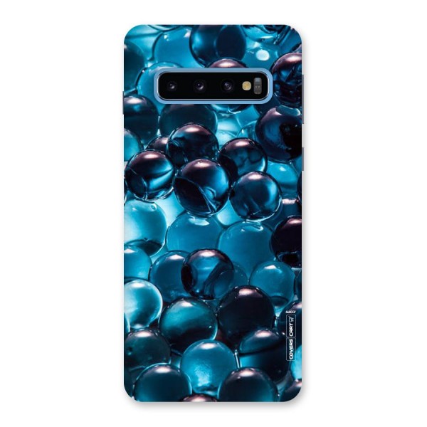 Blue Abstract Balls Back Case for Galaxy S10