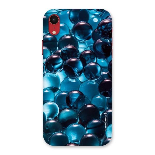 Blue Abstract Balls Back Case for iPhone XR