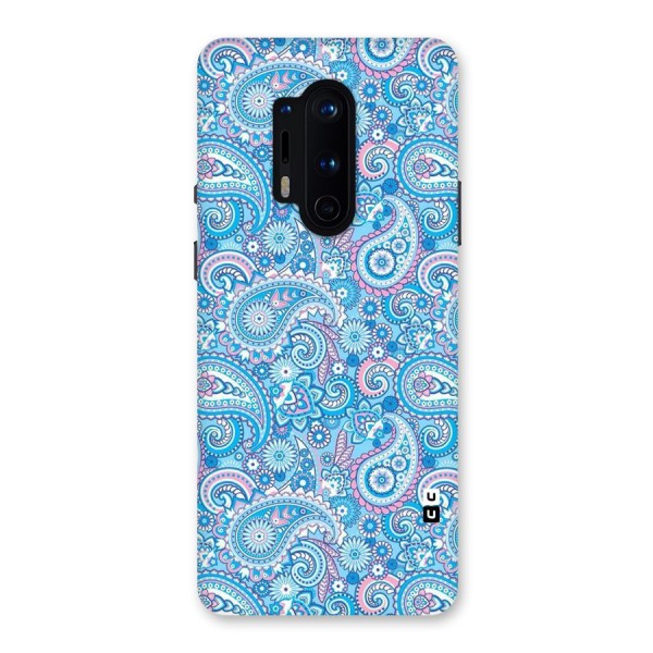 Blue Block Pattern Back Case for OnePlus 8 Pro