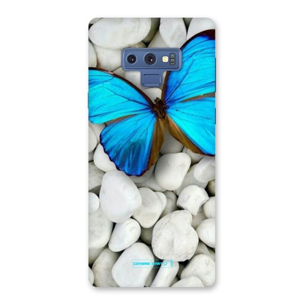 Blue Butterfly Back Case for Galaxy Note 9