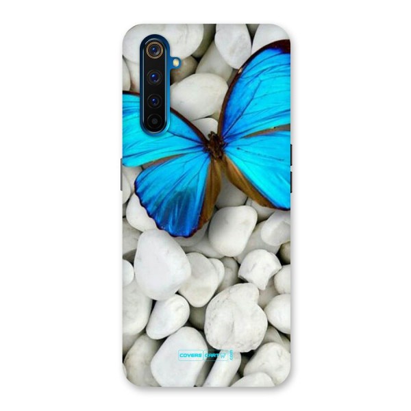 Blue Butterfly Back Case for Realme 6 Pro