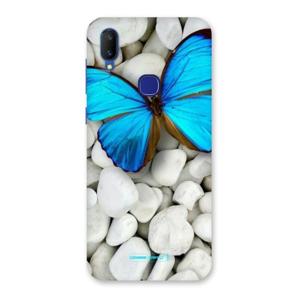 Blue Butterfly Back Case for Vivo V11