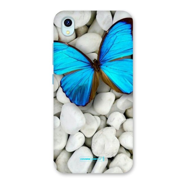 Blue Butterfly Back Case for Vivo Y1s