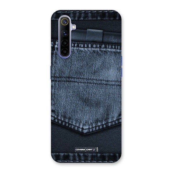 Blue Denim Back Case for Realme 6