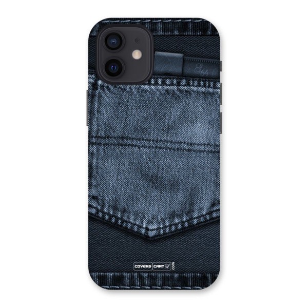 Blue Denim Back Case for iPhone 12