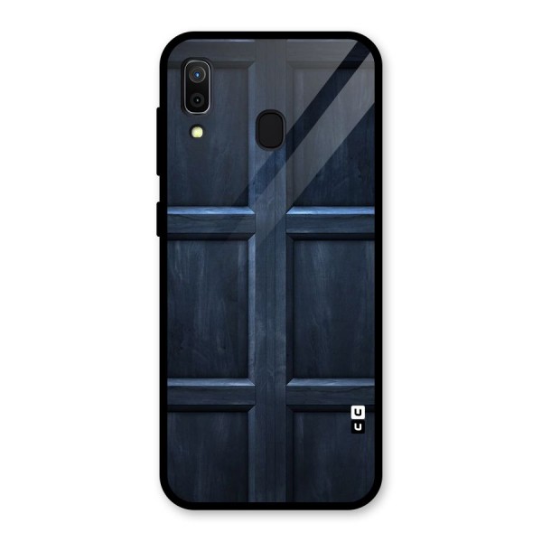 Blue Door Design Glass Back Case for Galaxy A30