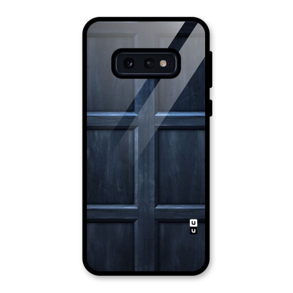 Blue Door Design Glass Back Case for Galaxy S10e