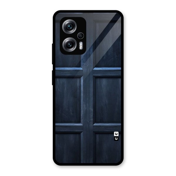 Blue Door Design Glass Back Case for Redmi K50i