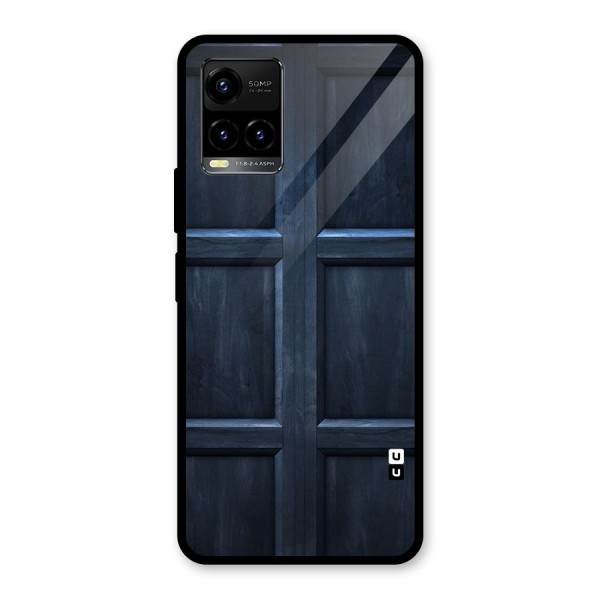 Blue Door Design Glass Back Case for Vivo Y21G