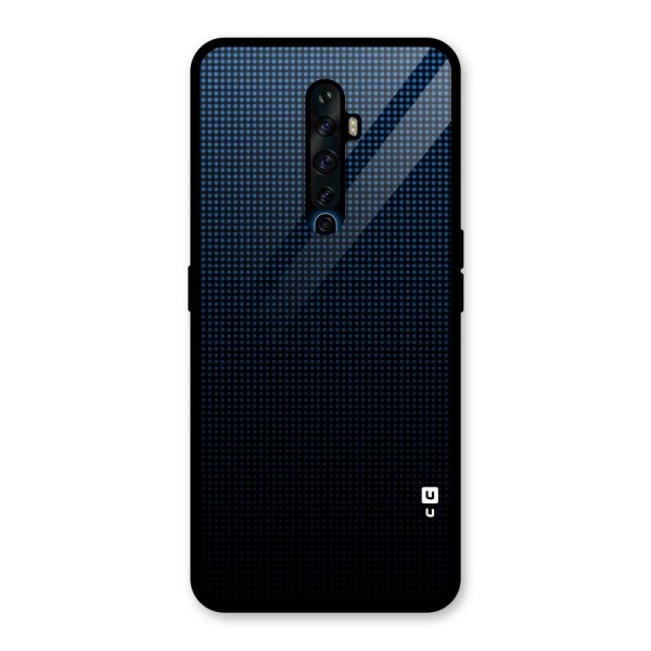 Blue Dots Shades Glass Back Case for Oppo Reno2 Z