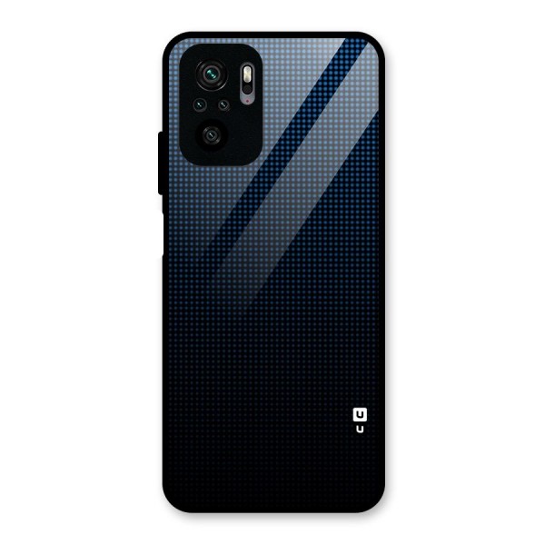 Blue Dots Shades Glass Back Case for Redmi Note 10