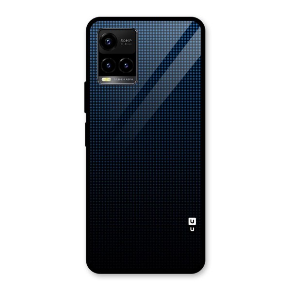 Blue Dots Shades Glass Back Case for Vivo Y21 2021