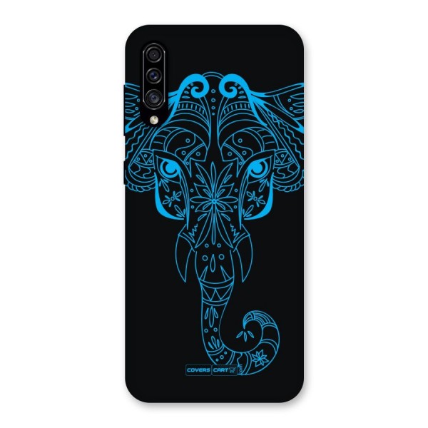 Blue Elephant Ethnic Back Case for Galaxy A30s