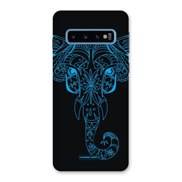 Blue Elephant Ethnic Back Case for Galaxy S10