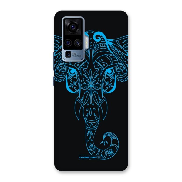 Blue Elephant Ethnic Back Case for Vivo X50 Pro