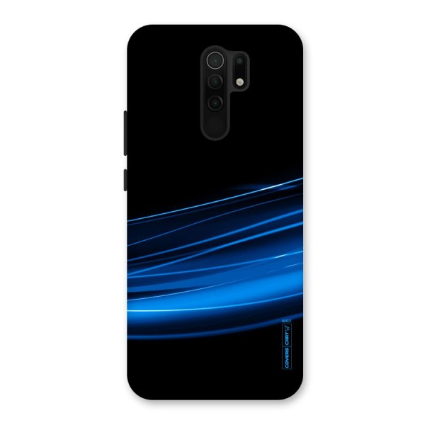 Blue Flow Back Case for Redmi 9 Prime