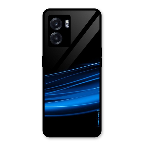 Blue Flow Glass Back Case for Oppo K10 (5G)