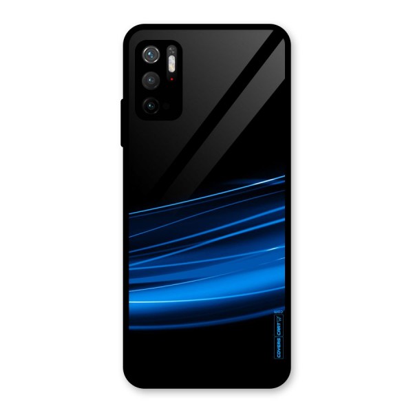 Blue Flow Glass Back Case for Poco M3 Pro 5G