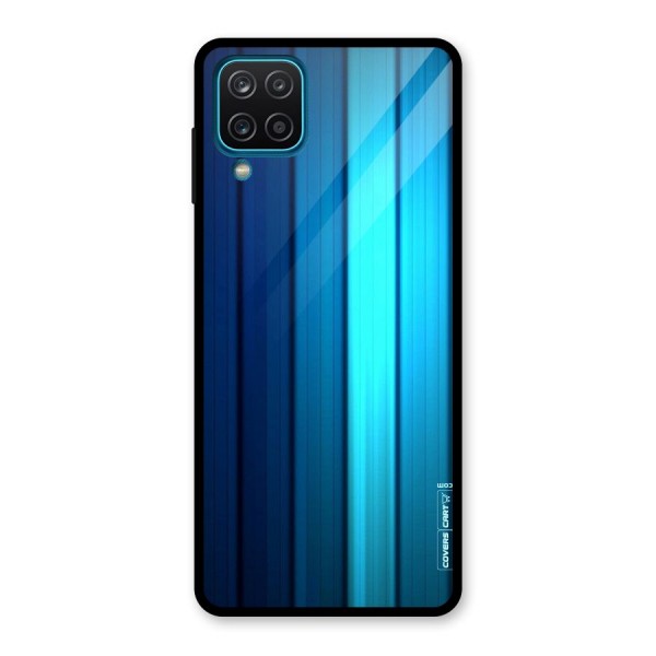 Blue Hues Glass Back Case for Galaxy A12