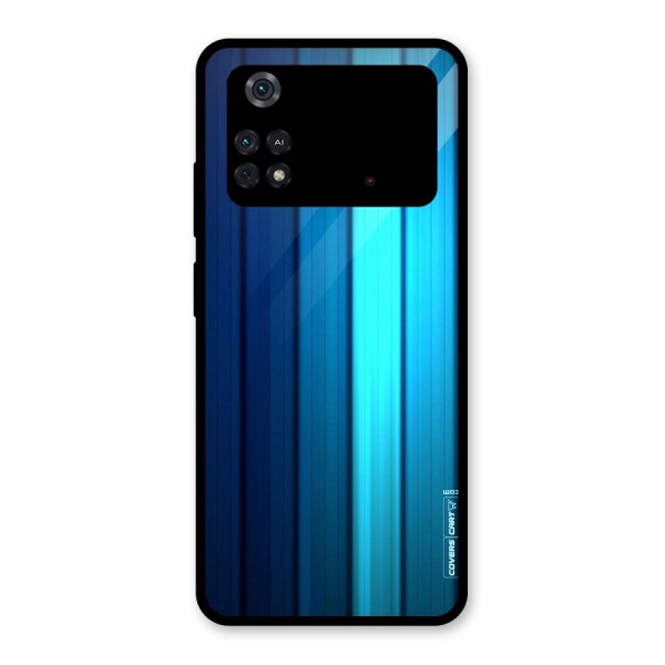 Blue Hues Glass Back Case for Poco M4 Pro 4G