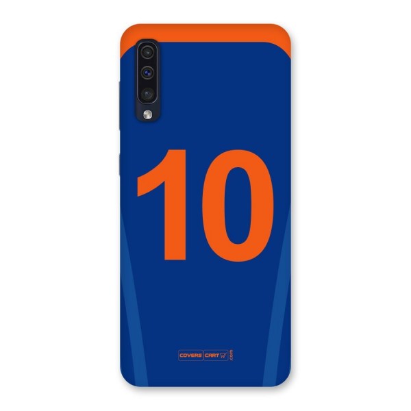 Blue Jersey Back Case for Galaxy A50