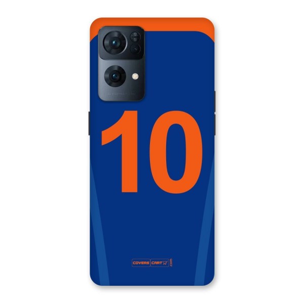 Blue Jersey Back Case for Oppo Reno7 Pro 5G