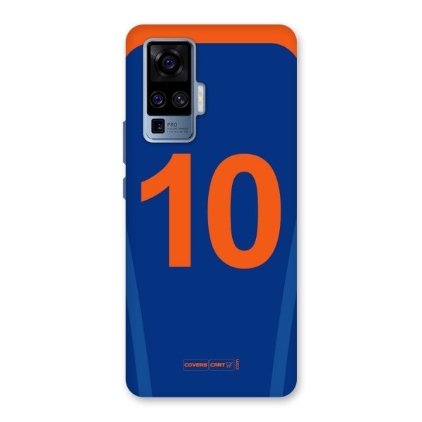 Blue Jersey Back Case for Vivo X50 Pro