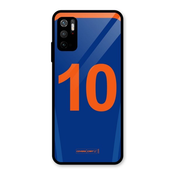 Blue Jersey Glass Back Case for Poco M3 Pro 5G