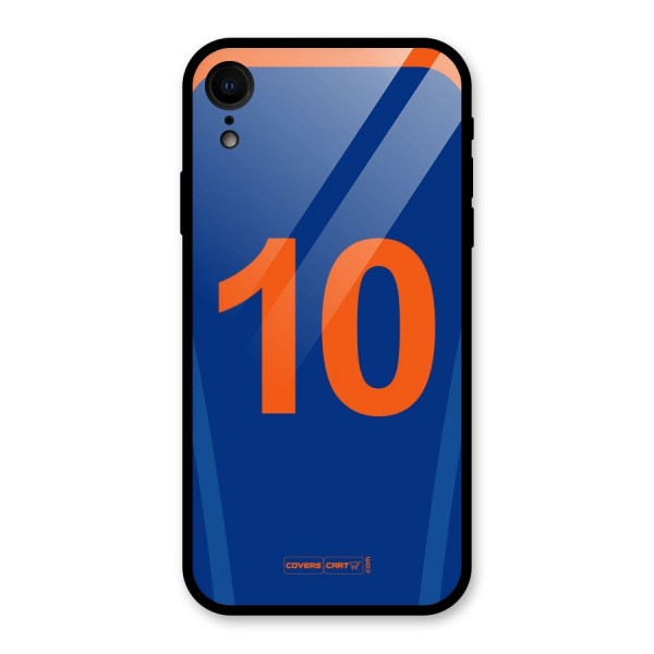 Blue Jersey Glass Back Case for XR