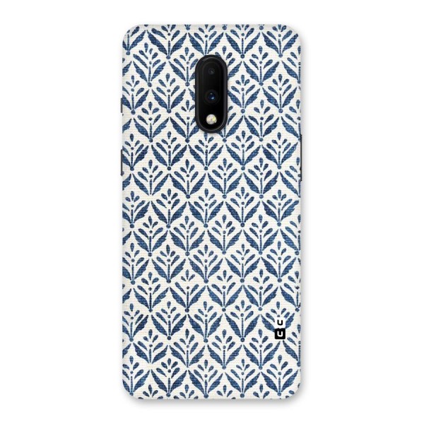 Blue Leaf Back Case for OnePlus 7