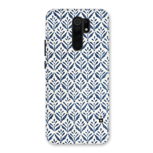 Blue Leaf Back Case for Redmi 9 Prime