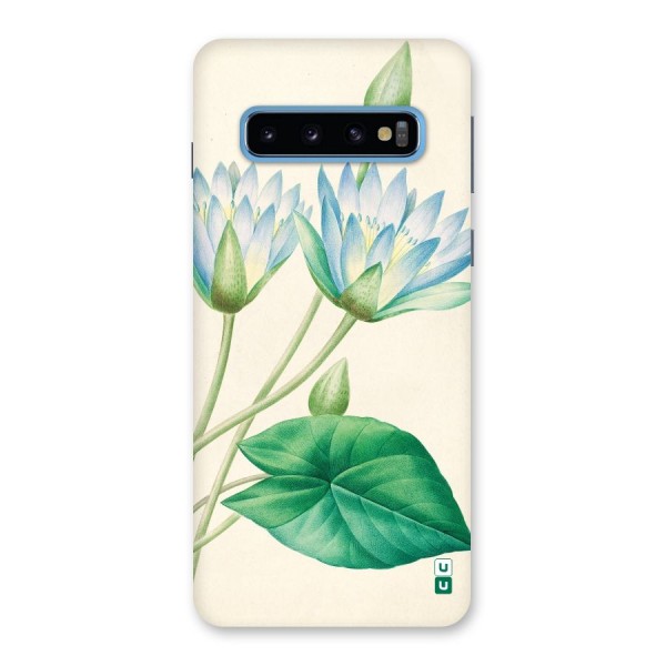 Blue Lotus Back Case for Galaxy S10