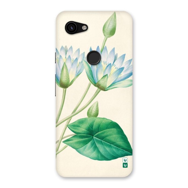 Blue Lotus Back Case for Google Pixel 3a