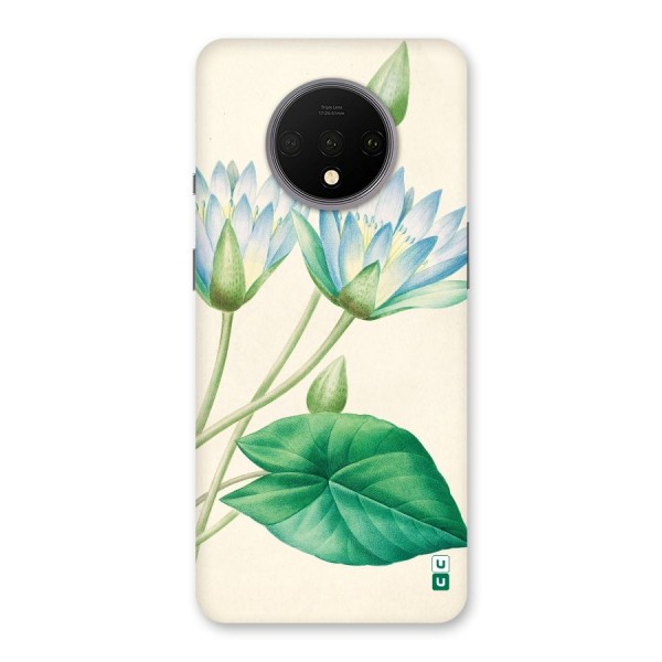 Blue Lotus Back Case for OnePlus 7T