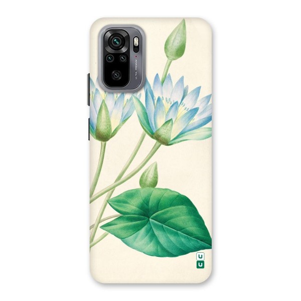 Blue Lotus Back Case for Redmi Note 10