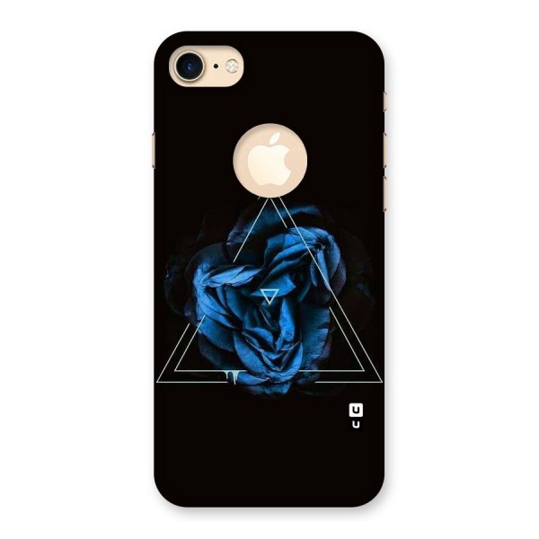 Blue Magic Triangle Back Case for iPhone 8 Logo Cut