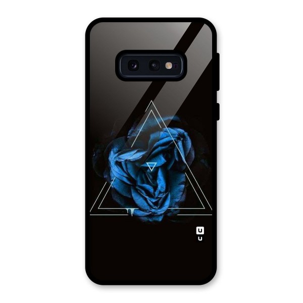 Blue Magic Triangle Glass Back Case for Galaxy S10e