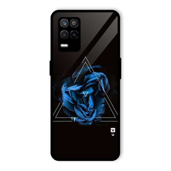 Blue Magic Triangle Glass Back Case for Realme 9 5G