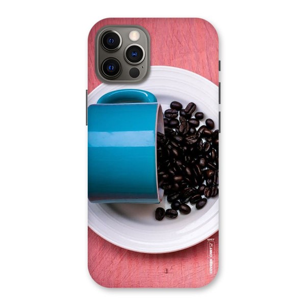 Blue Mug And Beans Back Case for iPhone 12 Pro