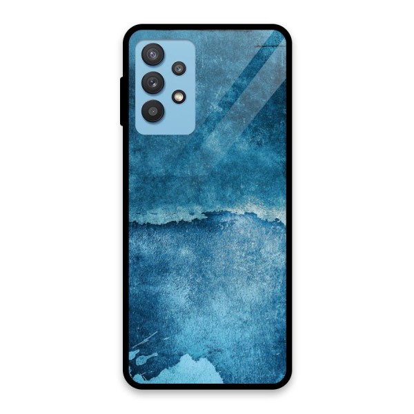 Blue Paint Wall Glass Back Case for Galaxy M32 5G