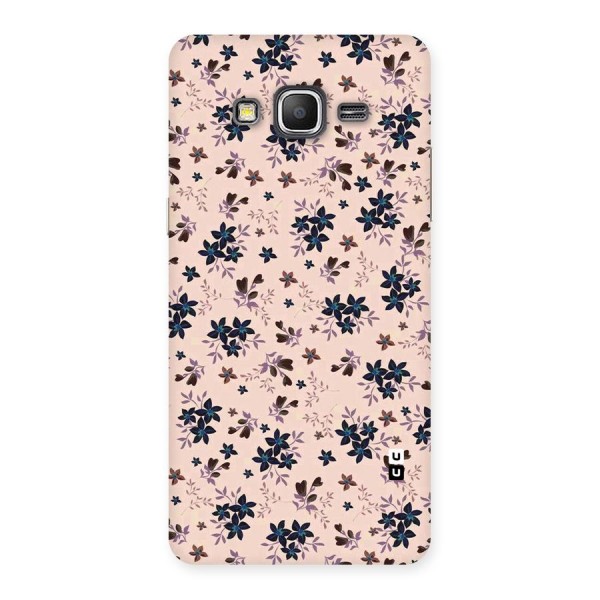 Blue Peach Floral Back Case for Galaxy Grand Prime