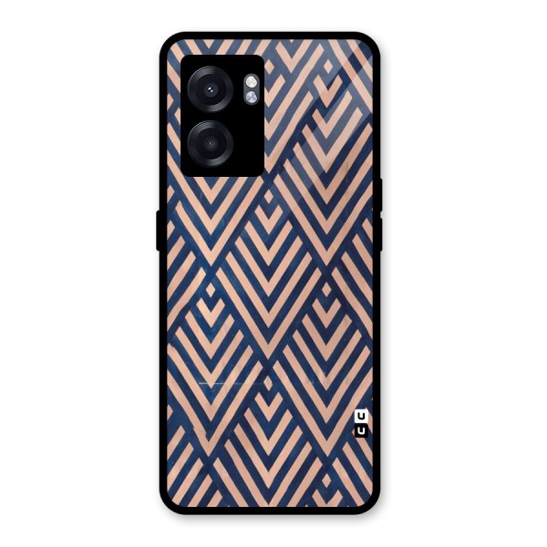 Blue Peach Glass Back Case for Oppo K10 (5G)