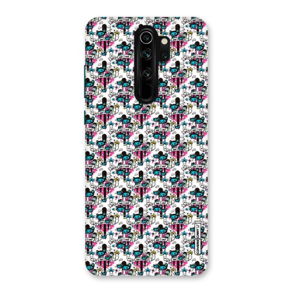 Blue Pink Pattern Back Case for Redmi Note 8 Pro