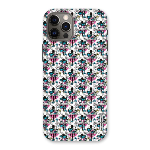 Blue Pink Pattern Back Case for iPhone 12 Pro