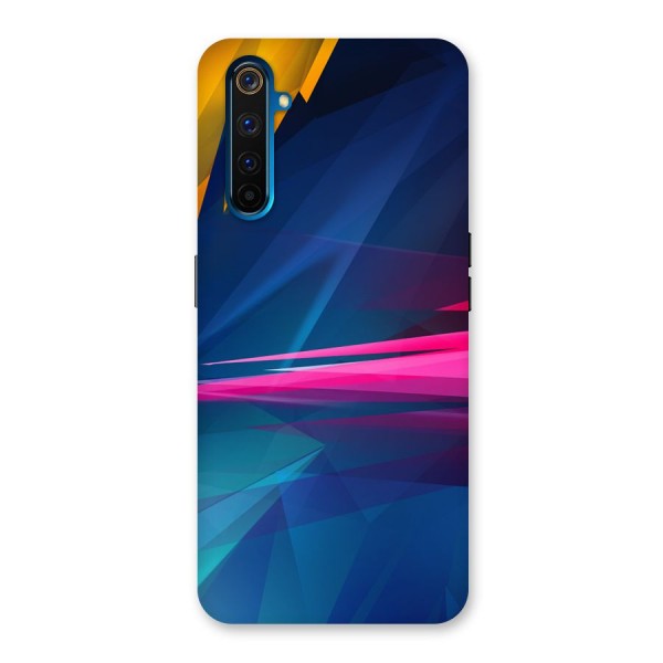 Blue Red Abstract Back Case for Realme 6 Pro