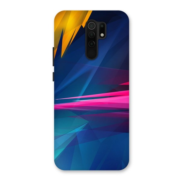 Blue Red Abstract Back Case for Redmi 9 Prime