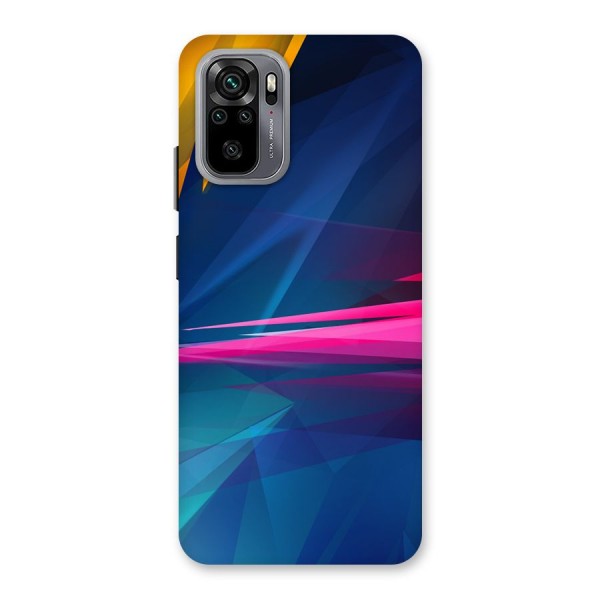 Blue Red Abstract Back Case for Redmi Note 10