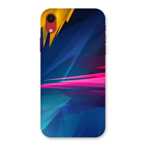 Blue Red Abstract Back Case for iPhone XR