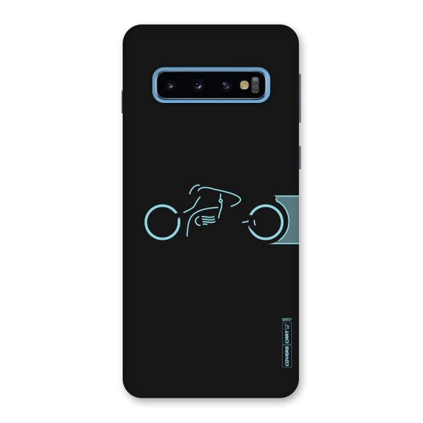 Blue Ride Back Case for Galaxy S10