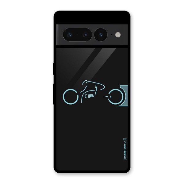 Blue Ride Glass Back Case for Google Pixel 7 Pro